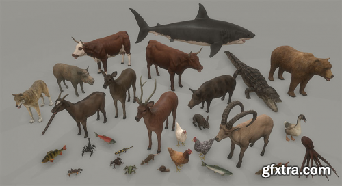 Unreal Engine Marketplace - Animal Pack Ultra