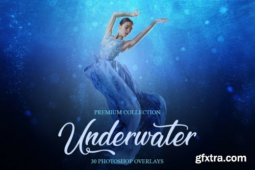 CreativeMarket - Underwater Photoshop Overlays 4736171