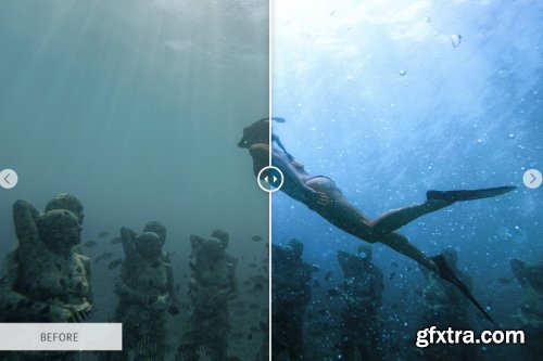 CreativeMarket - Underwater Photoshop Overlays 4736171