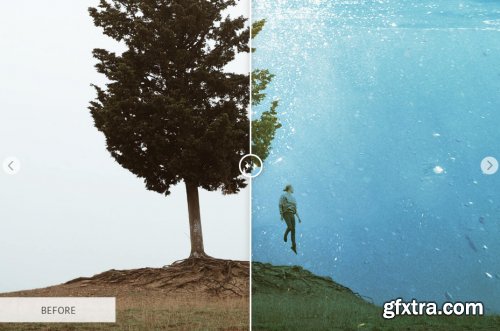 CreativeMarket - Underwater Photoshop Overlays 4736171