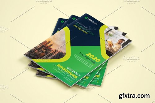 CreativeMarket - Business Magazine Brochure Template 4594009