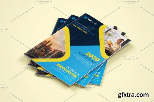 CreativeMarket - Business Magazine Brochure Template 4594009