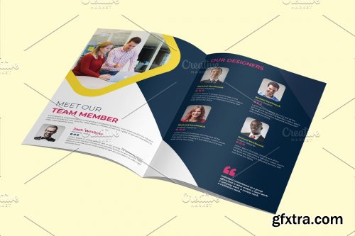 CreativeMarket - Business Magazine Brochure Template 4594009