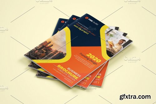 CreativeMarket - Business Magazine Brochure Template 4594009