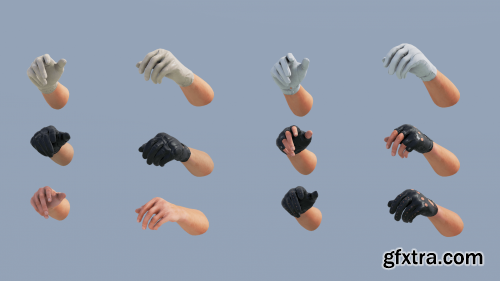 Unreal Engine Marketplace - Animated Modern Civilian Hands Pack