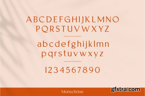 Monschone Luxury font