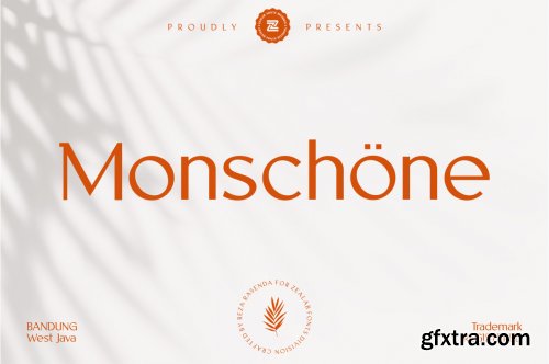 Monschone Luxury font