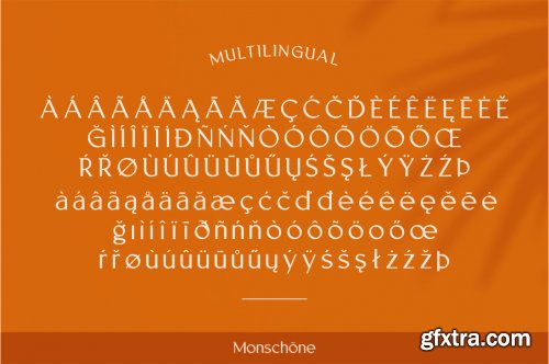 Monschone Luxury font