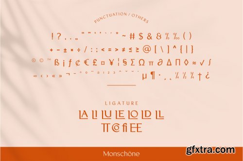 Monschone Luxury font