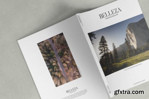 Belleza - A4 Magazine Mockups Pack