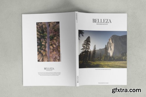 Belleza - A4 Magazine Mockups Pack