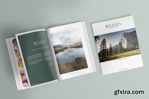 Belleza - A4 Magazine Mockups Pack