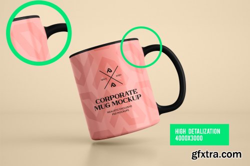 CreativeMarket - Enamel Mug and Coffee Cup Mockups Set 5050333