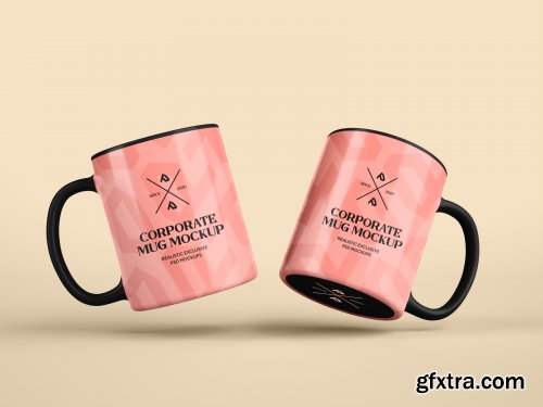 CreativeMarket - Enamel Mug and Coffee Cup Mockups Set 5050333