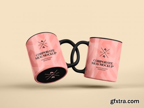 CreativeMarket - Enamel Mug and Coffee Cup Mockups Set 5050333