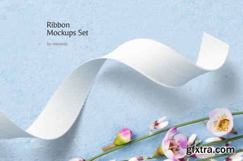 CreativeMarket - Ribbon Mockups Set 5045392