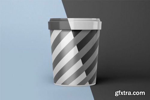 CreativeMarket - Ice Cream Cup Mockup | Ice Cream Box 5050322