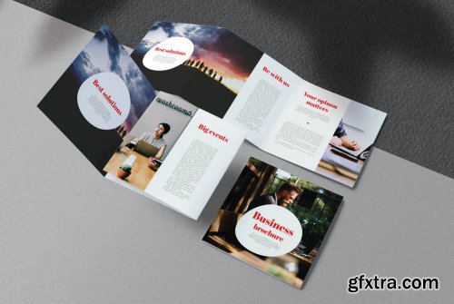 Red Square Indesign Brochure