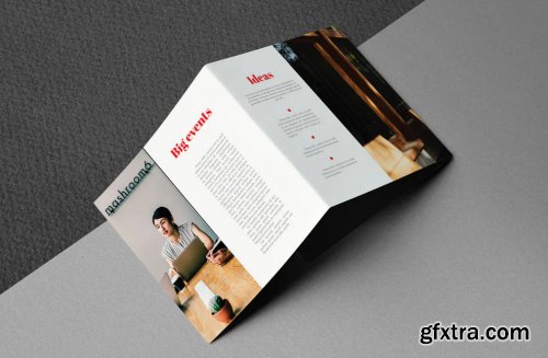 Red Square Indesign Brochure