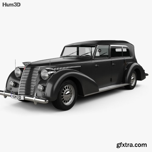 Fiat 2800 Torpedo 1939 3D model