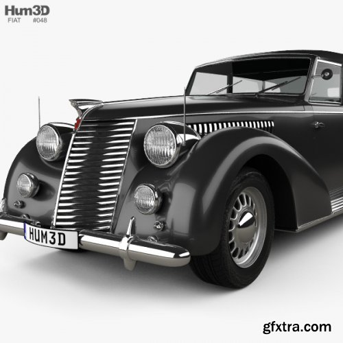 Fiat 2800 Torpedo 1939 3D model