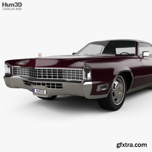 Cadillac Eldorado Fleetwood 1968 3D model