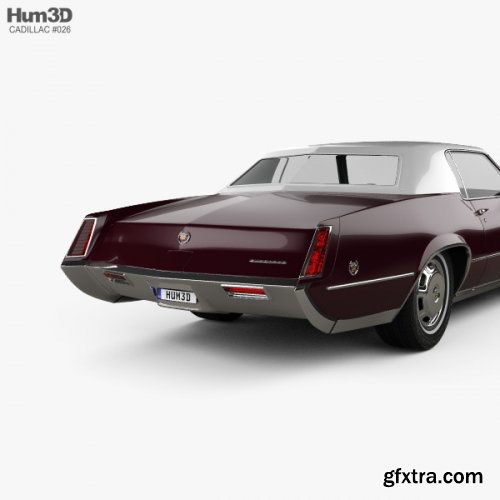 Cadillac Eldorado Fleetwood 1968 3D model