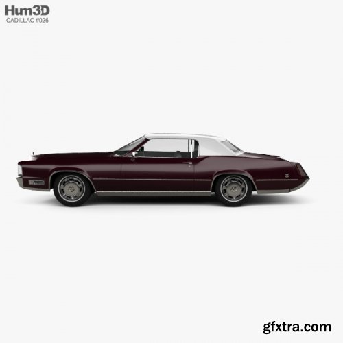 Cadillac Eldorado Fleetwood 1968 3D model