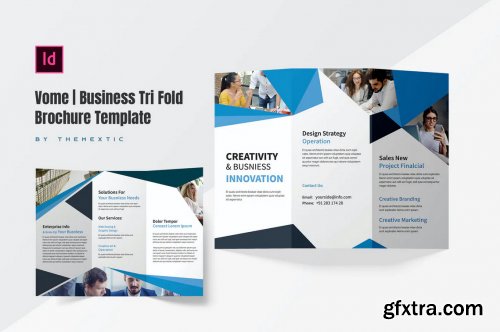 Vome | Business Tri Fold Brochure Template