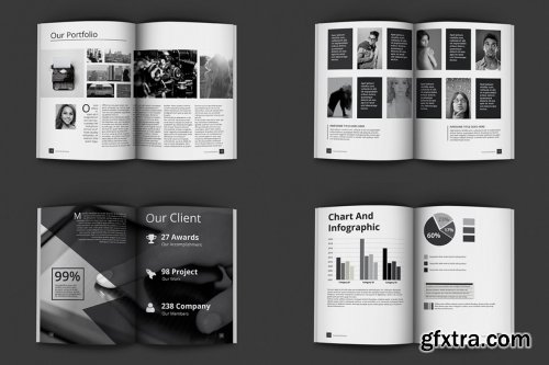 CreativeMarket - Black And White Proposal Project 4604833