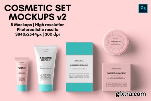 CreativeMarket - Cosmetic Set Mockups v2 - 8 views 4672660