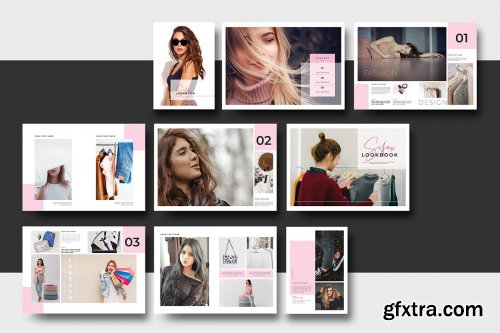 CreativeMarket - Lookbook Brochure Template 5027337