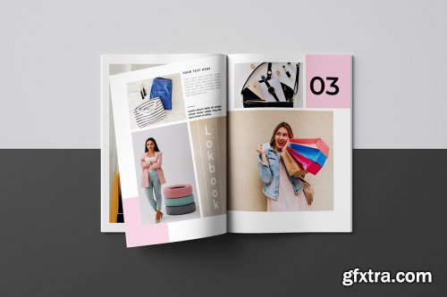 CreativeMarket - Lookbook Brochure Template 5027337