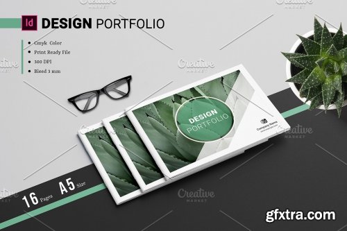 CreativeMarket - Graphic Design Portfolio V1015 4588139