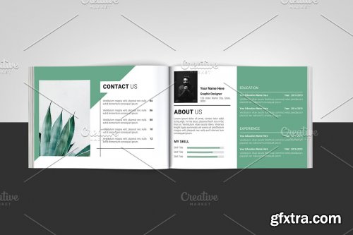 CreativeMarket - Graphic Design Portfolio V1015 4588139