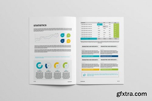 CreativeMarket - Modern Colorful Brochure 4473267