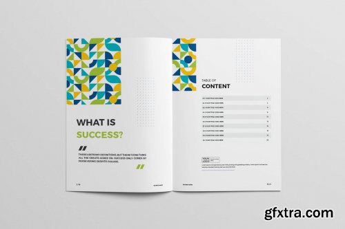 CreativeMarket - Modern Colorful Brochure 4473267