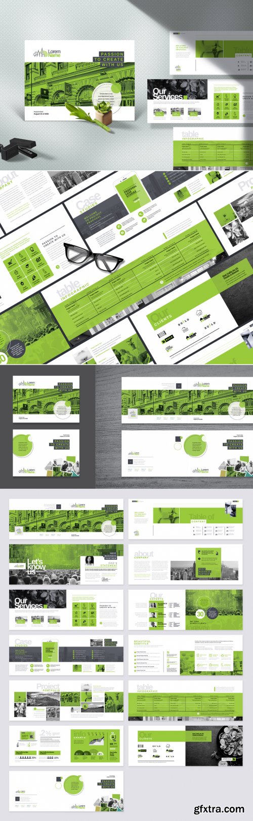 Corporate Landscape Profile Brochure Green Layout 358159533