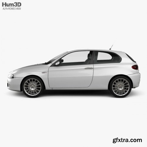 Alfa Romeo 147 3door 2009 3D model