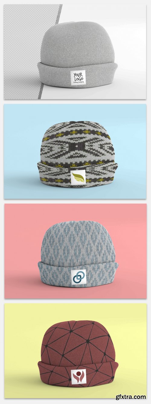 Mockup of a Beanie 358588913