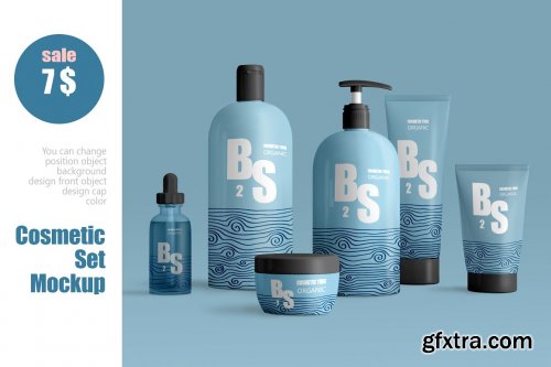 CreativeMarket - Cosmetic set mockup 4832635