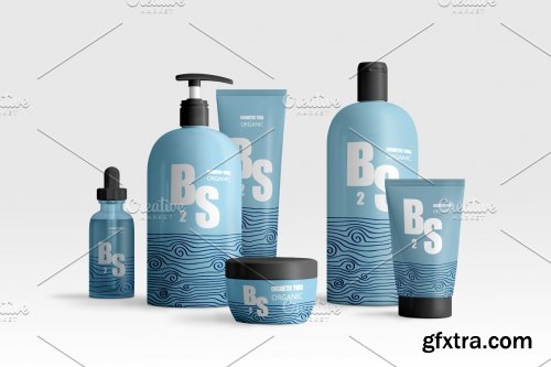 CreativeMarket - Cosmetic set mockup 4832635