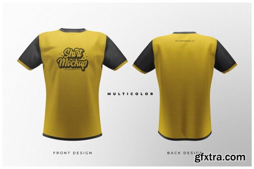 CreativeMarket - Short Sleeve T-Shirt Mockups 4831841