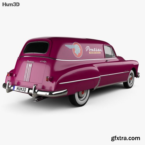 Pontiac Streamliner Six Sedan Delivery 1949 3D model