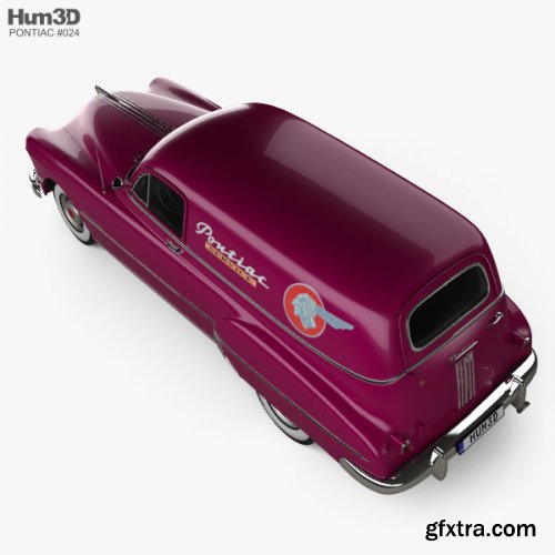 Pontiac Streamliner Six Sedan Delivery 1949 3D model