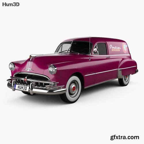 Pontiac Streamliner Six Sedan Delivery 1949 3D model