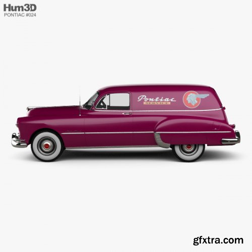 Pontiac Streamliner Six Sedan Delivery 1949 3D model