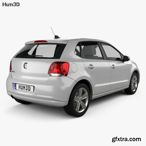 Volkswagen Polo 5-door 2010 3D model