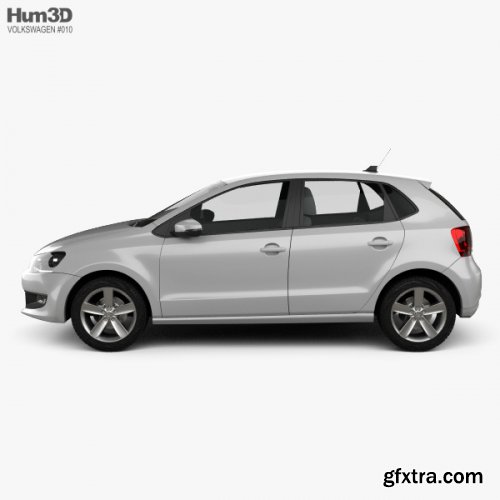 Volkswagen Polo 5-door 2010 3D model