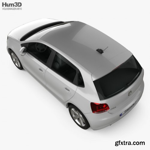 Volkswagen Polo 5-door 2010 3D model